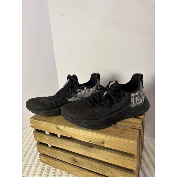 New Balance‎ FuelCell Black Silver Running Shoes Men's Size 10 - Picture 3 of 9